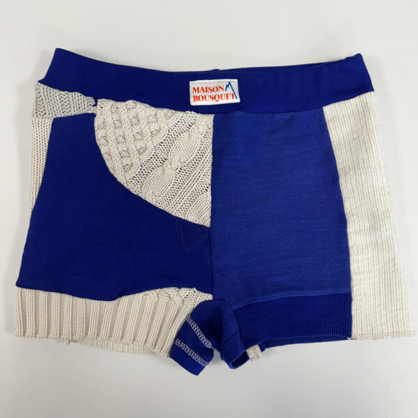 Caleçon patchwork bleu