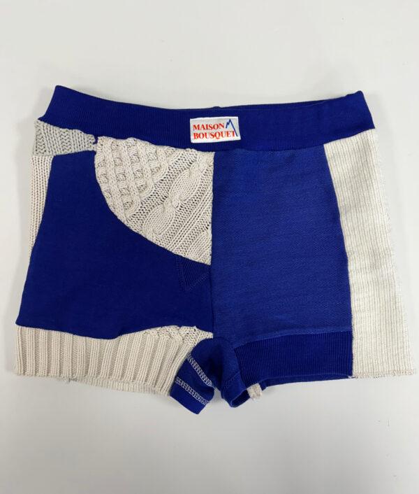 Caleçon patchwork bleu